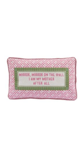 Mirror Mirror Needlepoint Pillow in - Furbish Studio - Modalova