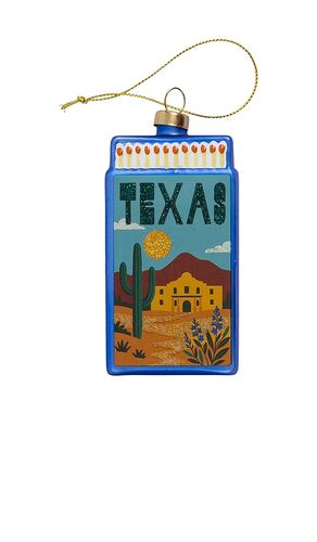 Texas matchbook ornament en color multi talla all - Furbish Studio - Modalova