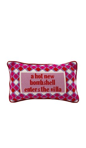 Hot New Bombshell Needlepoint Pillow in - Furbish Studio - Modalova
