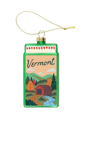 Vermont matchbook ornament en color multi talla all - Furbish Studio - Modalova