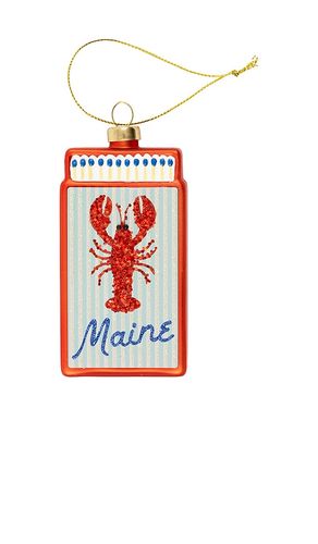 Maine matchbook ornament en color multi talla all - Furbish Studio - Modalova