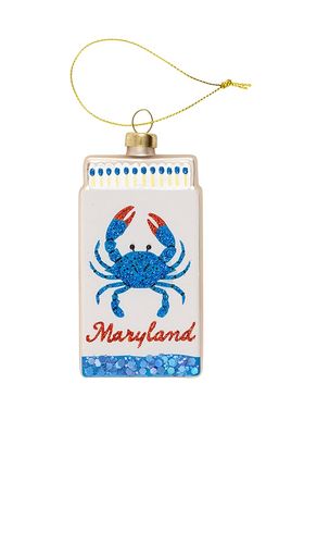 Maryland matchbook ornament en color multi talla all - Furbish Studio - Modalova