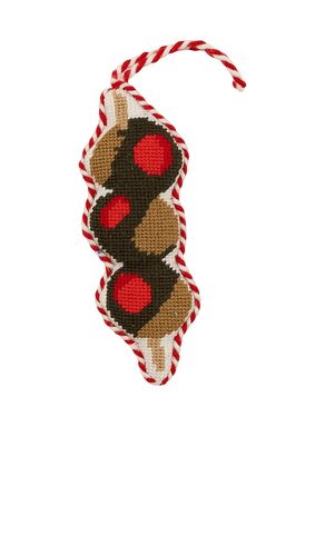 Olives needlepoint ornament en color multi talla all - Furbish Studio - Modalova