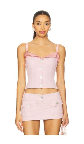 Evelyn Top in Rose. - size L (also in M, S, XS, XXS) - Fait Par Foutch - Modalova