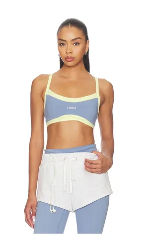 Scoop Contrast Sports Bra in Blue. - size S (also in XS) - FORM - Modalova