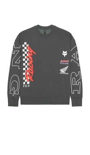 X Honda Oversized Crew Sweatshirt in Grey. - size L (also in M, S, XL/1X) - Fox Racing - Modalova
