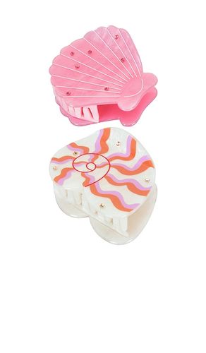 Conjunto de clips shell en color rosado talla all - Frasier Sterling - Modalova
