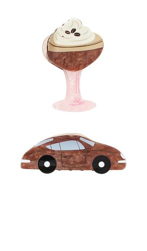 Set de pinzas cafe en color talla all - Frasier Sterling - Modalova