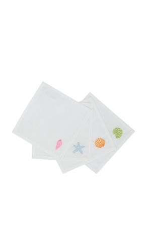 Servilletas de cóctel low tide low tide cocktail napkins en color blanco talla all - Frasier Sterling - Modalova