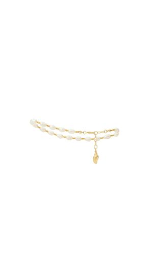 X For Love & Lemons Newport Anklet in - Frasier Sterling - Modalova