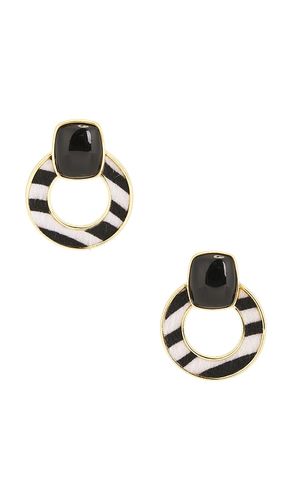 Knockers Earrings in Black & White - Frasier Sterling - Modalova