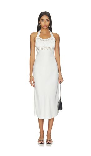Darcy Satin Midi Dress in . Taglia L. Also in S - Frankies Bikinis - Modalova