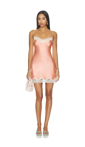 X Devon Lee Carlson Liz Silk Slip Mini Dress in . Size L. Also in M, S - Frankies Bikinis - Modalova