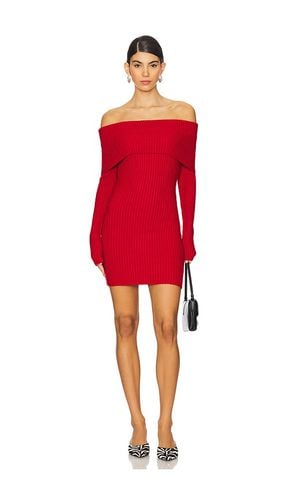 Midnight Knit Mini Dress in Red. - size L (also in M, S, XS) - Frankies Bikinis - Modalova