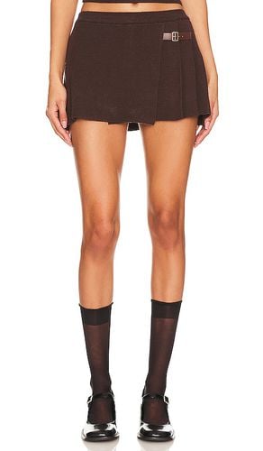 Carver Cloud Knit Skort in Brown. - size M (also in S) - Frankies Bikinis - Modalova