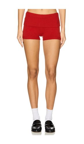 Estelle Cloud Knit Short in Red. - size S (also in M, XS) - Frankies Bikinis - Modalova