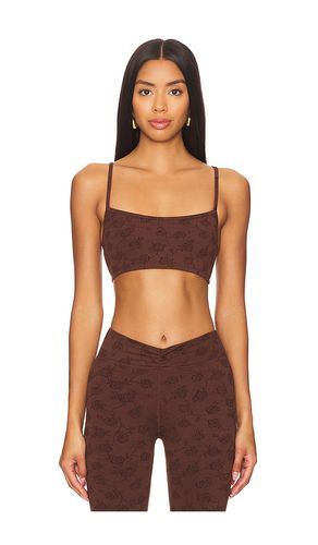 Reine Shine Jacquard Bralette in Brown. - size L (also in M, S, XL, XS) - Frankies Bikinis - Modalova