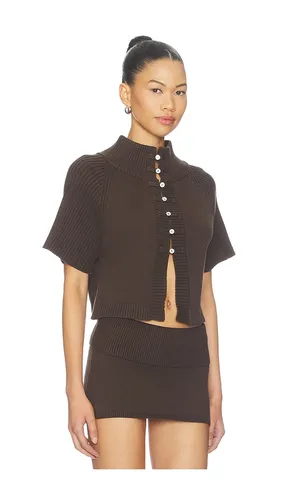 Everett Cotton Knit Cape in . Size L. Also in M, S - Frankies Bikinis - Modalova