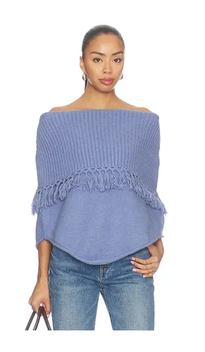 Benny Knit Poncho in Blue. - size L/XL (also in S/M) - Frankies Bikinis - Modalova