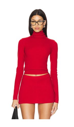 Tucker Cloud Knit Turtleneck Sweater in Red. - size M (also in L, S) - Frankies Bikinis - Modalova