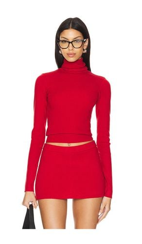 Tucker Cloud Knit Turtleneck Sweater in Red. - size S (also in XL) - Frankies Bikinis - Modalova