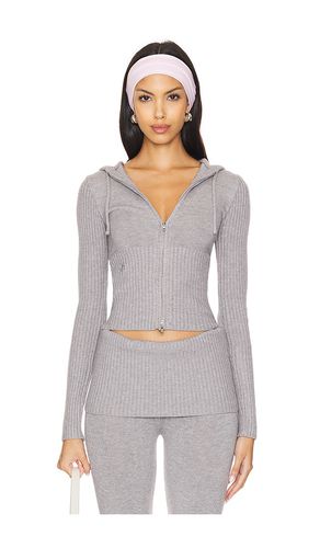 Heritage Cloud Knit Hoodie in Grey. - size L (also in M, S, XL, XS) - Frankies Bikinis - Modalova