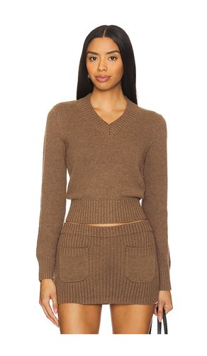 Rowe Cotton Knit Sweater in Brown. - size L (also in M, S, XS) - Frankies Bikinis - Modalova