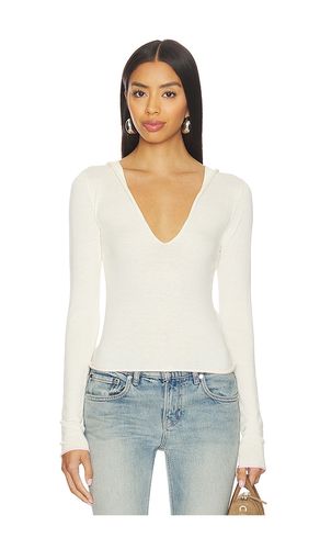 Sloane Knit Hoodie in White. - size L (also in M, S, XS) - Frankies Bikinis - Modalova