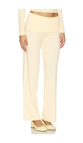 Storm Knit Pant in Yellow. - size M (also in S, XS) - Frankies Bikinis - Modalova