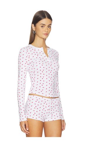 Amora Cotton Long Sleeve Shirt in . Size S. Also in XS - Frankies Bikinis - Modalova