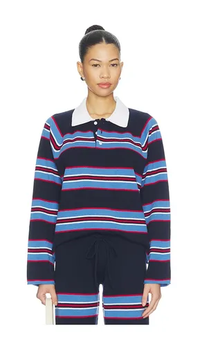 Benson Collared Rugby Top in Multi. - size L (also in M, S, XS) - Frankies Bikinis - Modalova