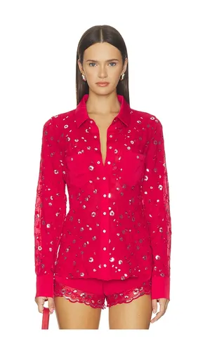 X Devon Lee Carlson Bestie Chiffon Button Down in . Size M. Also in S, XL, XS - Frankies Bikinis - Modalova