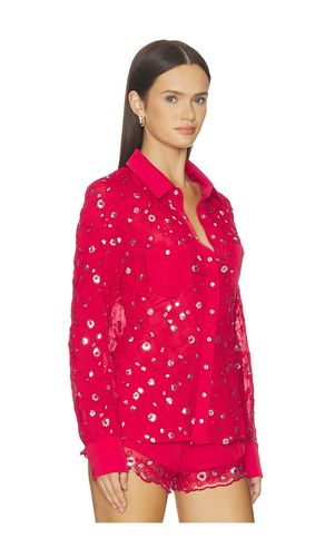 X Devon Lee Carlson Bestie Chiffon Button Down in . Taglia M. Also in S, XL, XS - Frankies Bikinis - Modalova