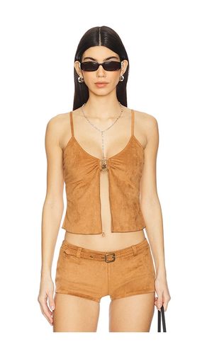 X Bella Hadid Lucy Top in Tan. - size L (also in M, XL) - Frankies Bikinis - Modalova