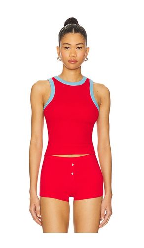 Cuddle Ribbed Knit Tank in Red. - size L (also in M, S, XL, XS, XXS) - Frankies Bikinis - Modalova