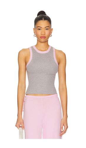 Cuddle Ribbed Knit Tank in Grey. - size M (also in S, XS) - Frankies Bikinis - Modalova
