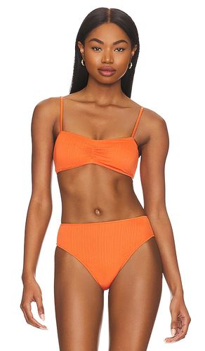 Cleo Plisse Bikini Top in Burnt Orange. - size S (also in XS) - Frankies Bikinis - Modalova