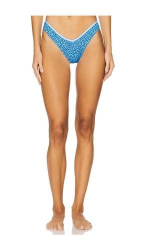 Enzo Bikini Bottom in Blue. - size S (also in XL, XS) - Frankies Bikinis - Modalova