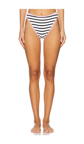 Beck Terry Bikini Bottom in Black. - size L (also in M, S, XS) - Frankies Bikinis - Modalova