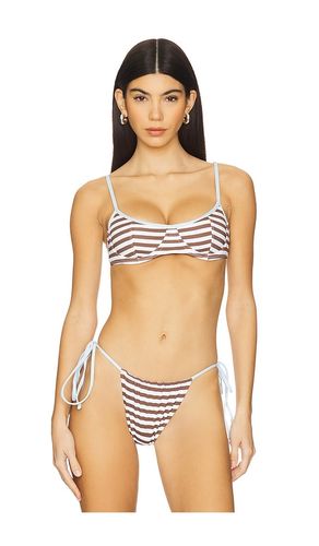 Cola Bikini Top in Brown. - size L (also in M, S, XS) - Frankies Bikinis - Modalova