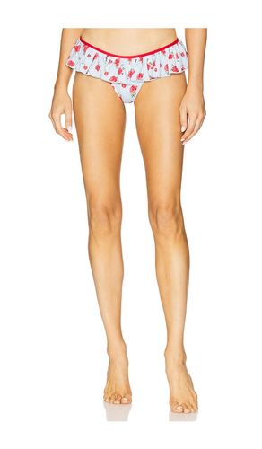 Ghaia Bikini Bottom in Blue,Red. - size L (also in S, XS) - Frankies Bikinis - Modalova