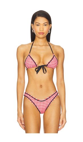Coastal Bikini Top in Red. - size L (also in M, S, XS) - Frankies Bikinis - Modalova