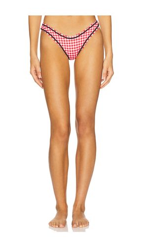 Dove Bikini Bottom in Red. - size L (also in XL) - Frankies Bikinis - Modalova