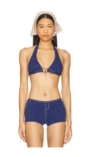 X Bella Hadid Frank Bikini Top in Blue. - size M (also in S) - Frankies Bikinis - Modalova