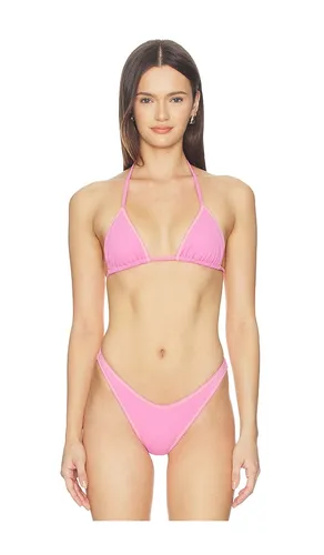Nick Ribbed Top in Pink. - size M (also in XS) - Frankies Bikinis - Modalova
