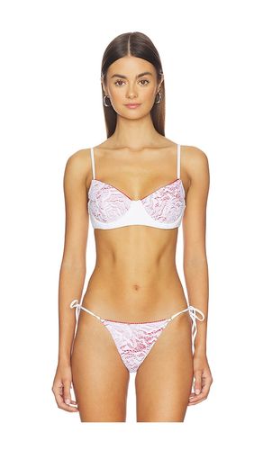 Autumn Lace Top in White. - size L (also in M, S) - Frankies Bikinis - Modalova