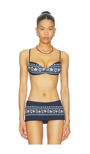 Magnolia Top in Navy. - size M (also in S, XL) - Frankies Bikinis - Modalova
