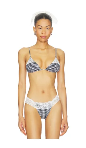 Elena Cotton Top in Black,White. - size M (also in S) - Frankies Bikinis - Modalova