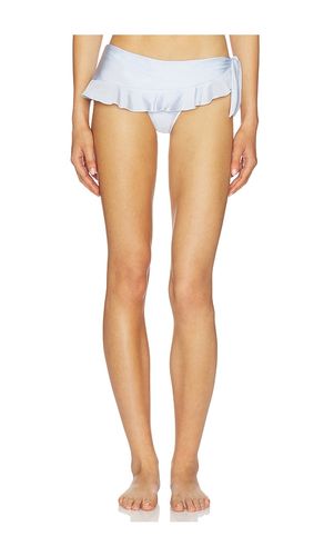 Farah Satin Bottom in Baby Blue. - size L (also in M) - Frankies Bikinis - Modalova