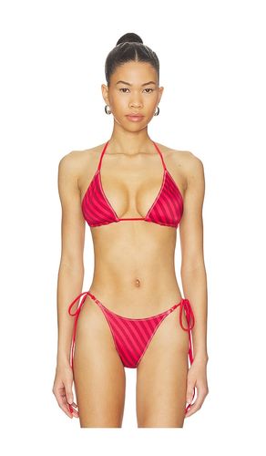 X JENNIE Nick Satin Top in Red. - size S (also in M) - Frankies Bikinis - Modalova